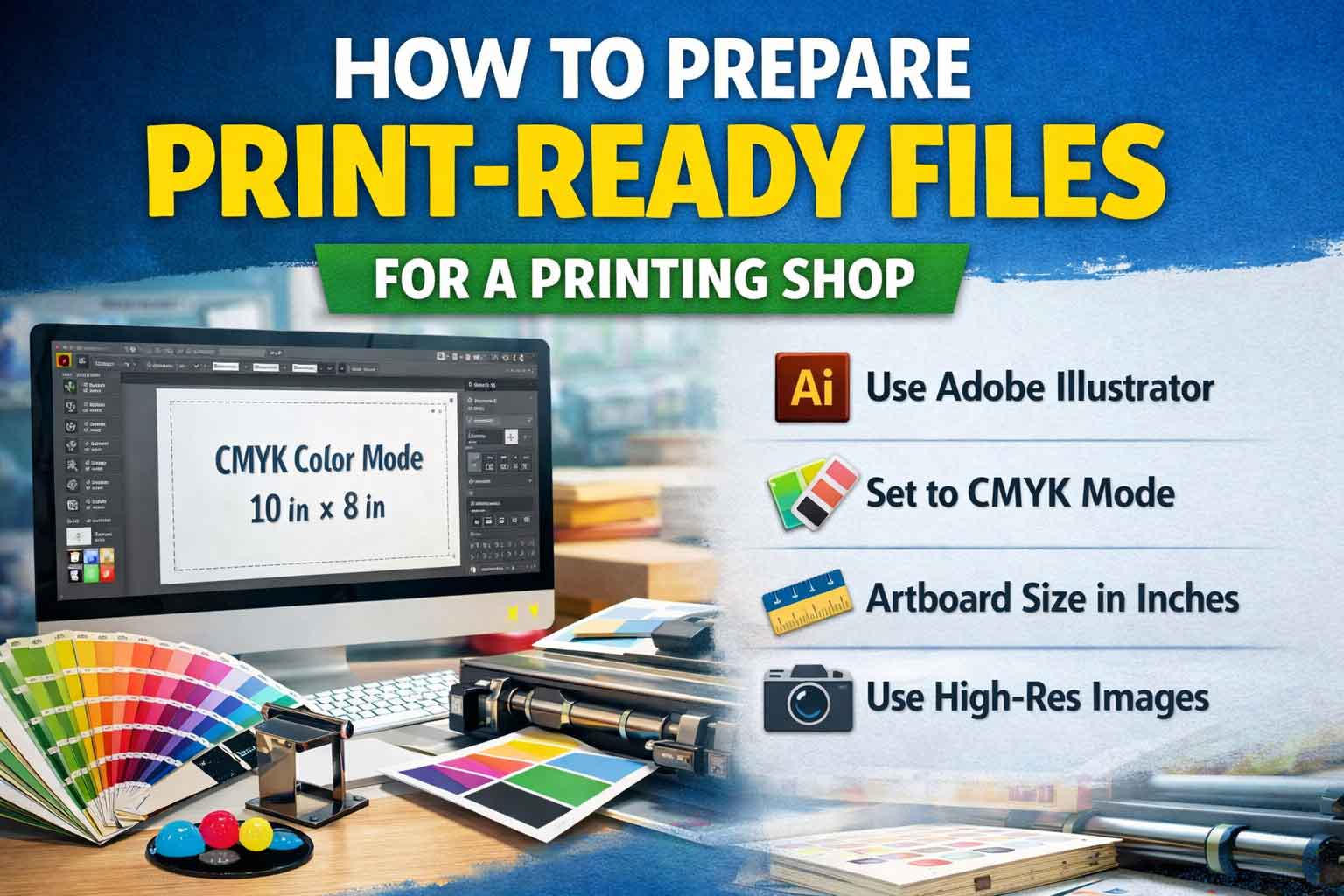 How to Prepare Print-Ready Files: Bleed, Resolution, Color Mode and Crop Marks