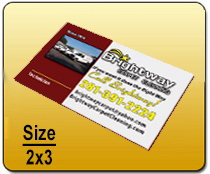 2x3 Business Cards Mini