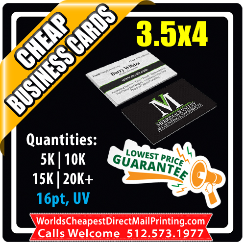 3.5 x 4 Business Cards