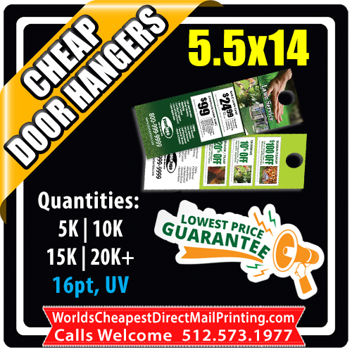 5.5 x 14 Door Hangers