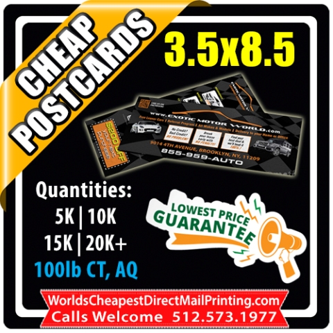 3.5x8.5 Postcards & Rackcards