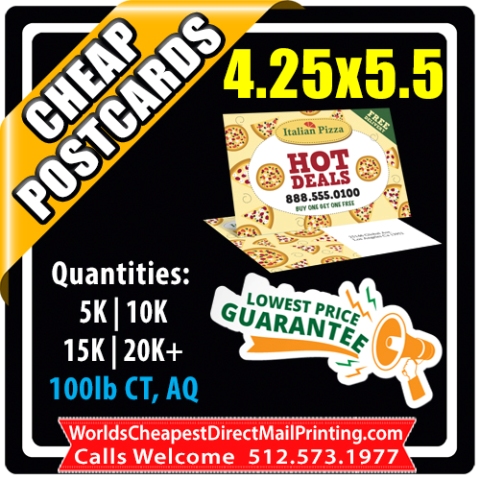 4.25x5.5 Postcards & Rackcards